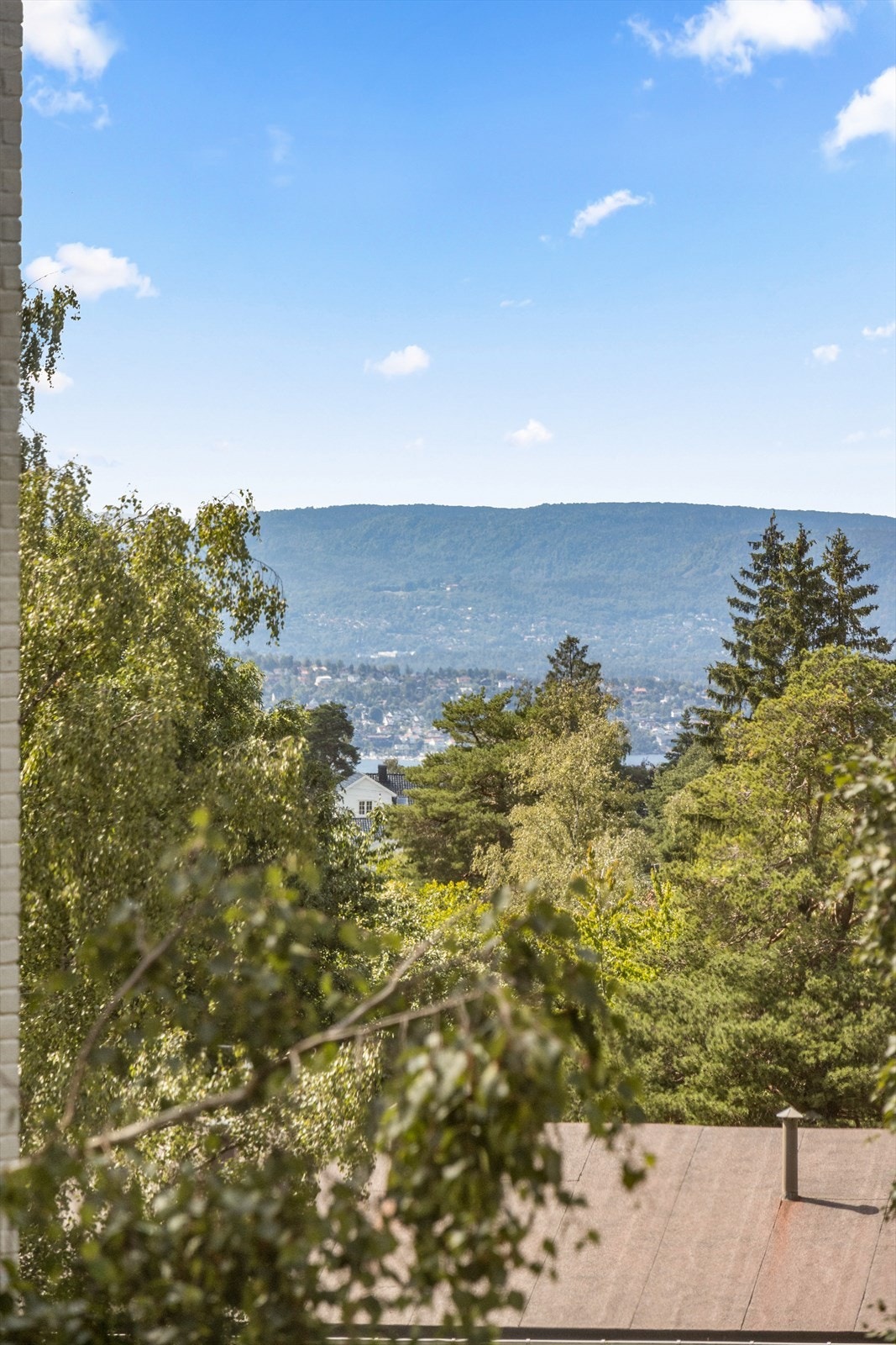 Fra balkongen har man et nydelig utsyn over grøntområder. Galleribilde