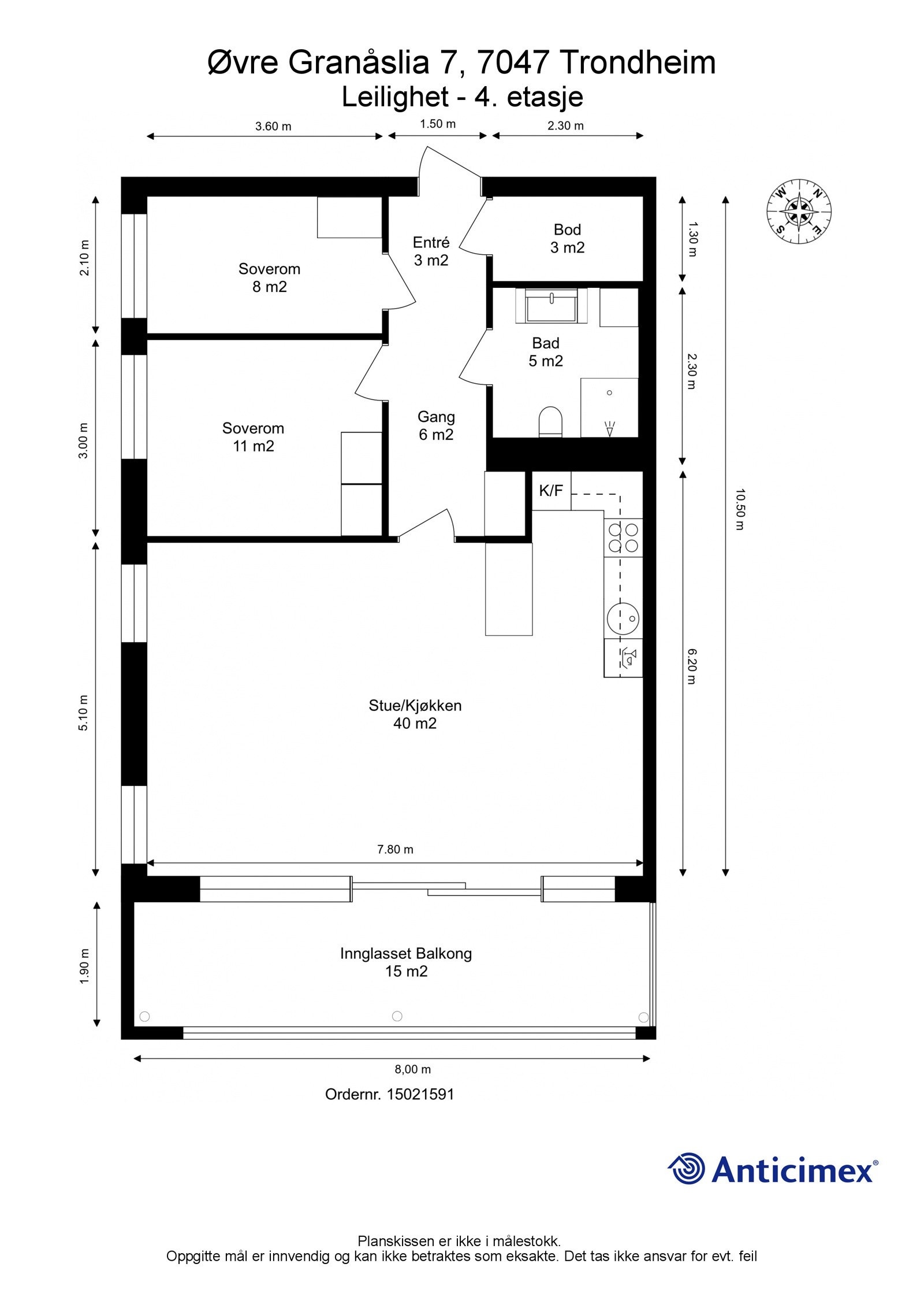 Planskisse. Galleribilde