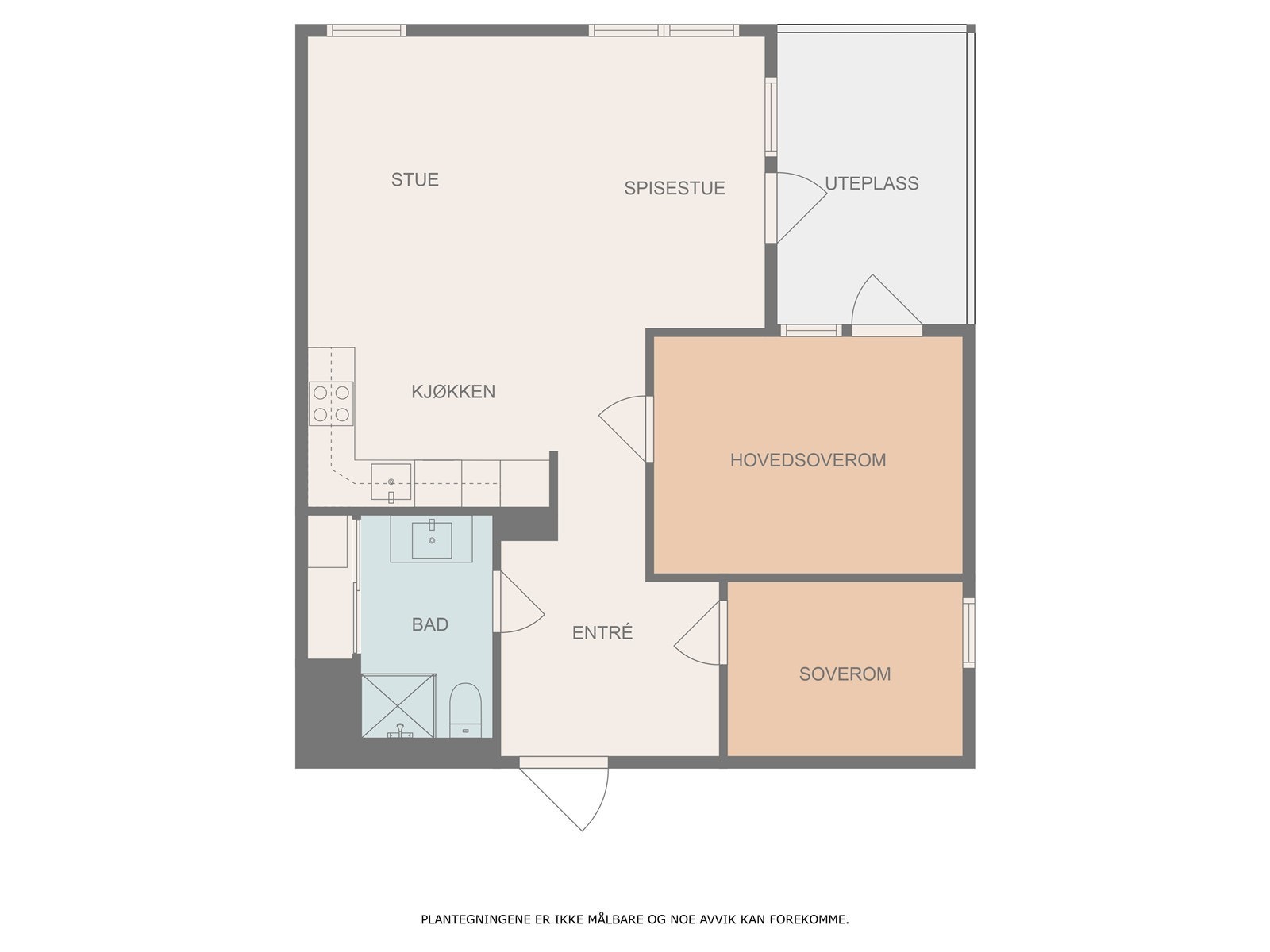 Plantegning Galleribilde