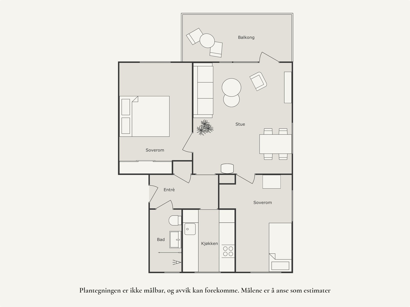 Plantegning 1.etasje Galleribilde