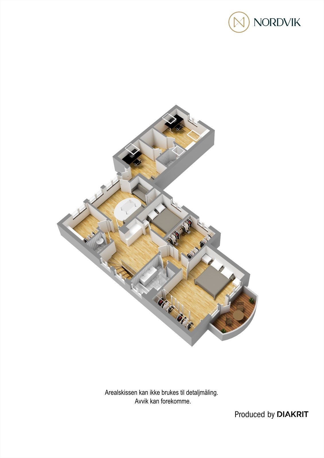 Plantegning 2. etasje Galleribilde