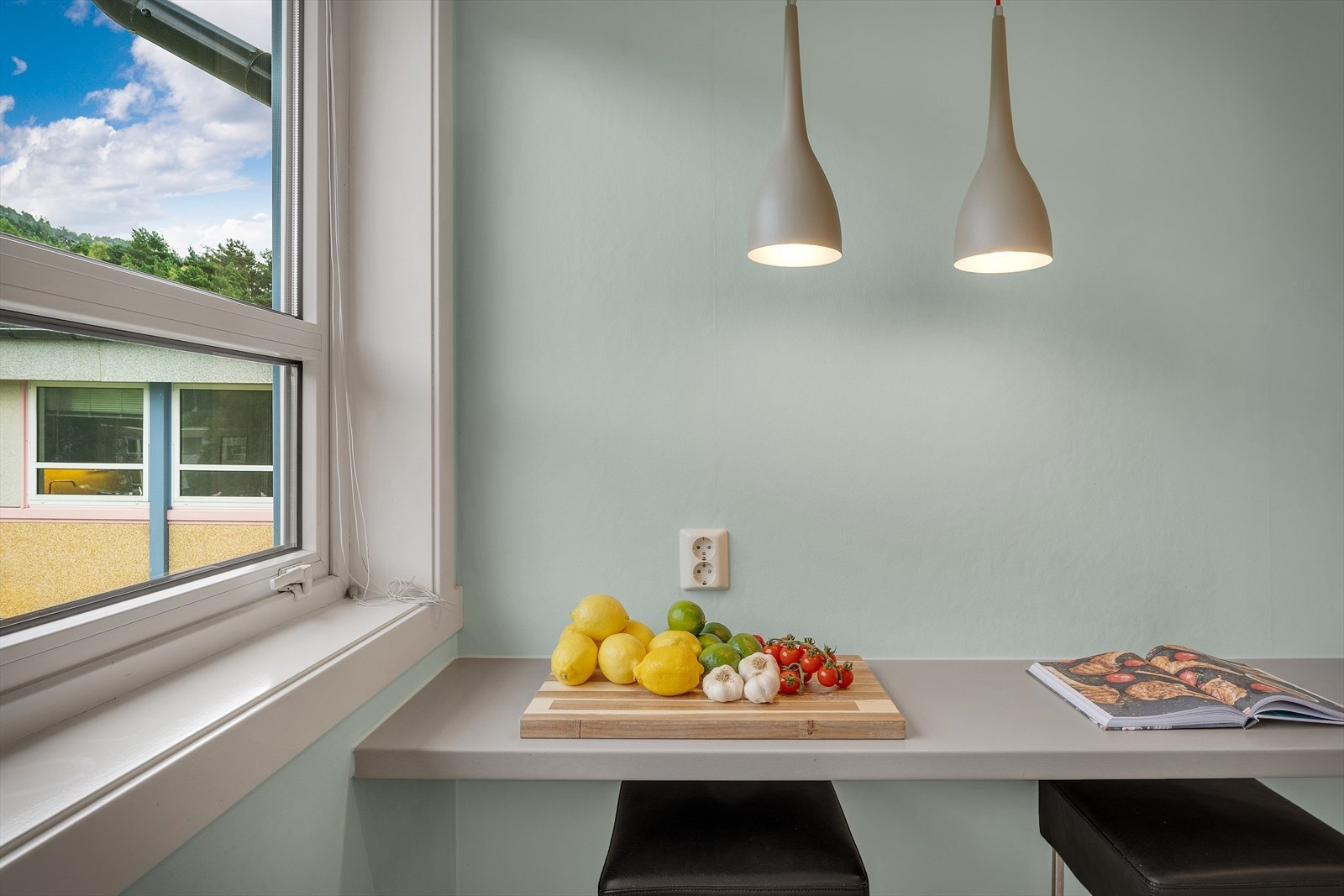 - Genial løsning for en hyggelig spisekrok på kjøkkenet - Galleribilde