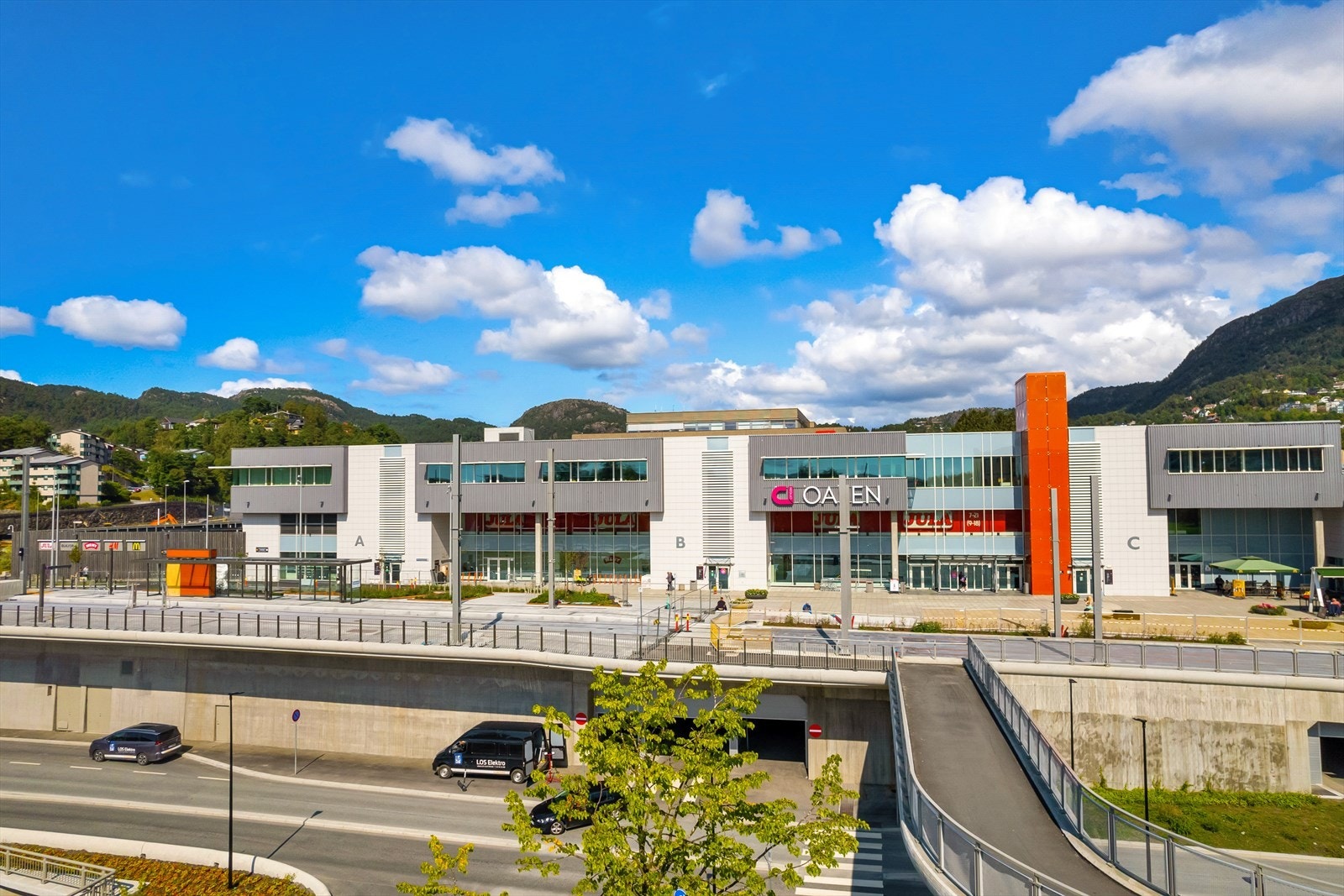 Kort vei til Oasen og gode servicetilbud! Galleribilde