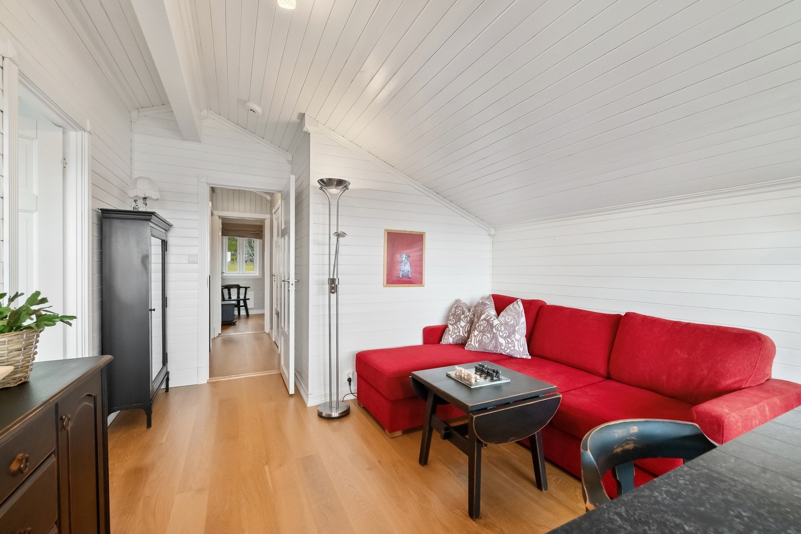 TV stuen i 2.etg, et hyggelig rom for barna eller om man vil trekke seg unna for å lese en bok eller jobbe litt. Galleribilde