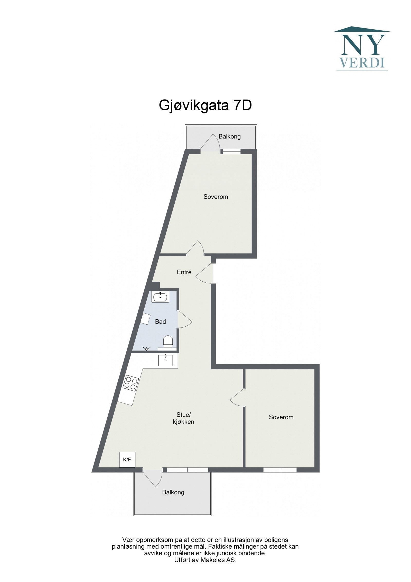 Plantegning Galleribilde