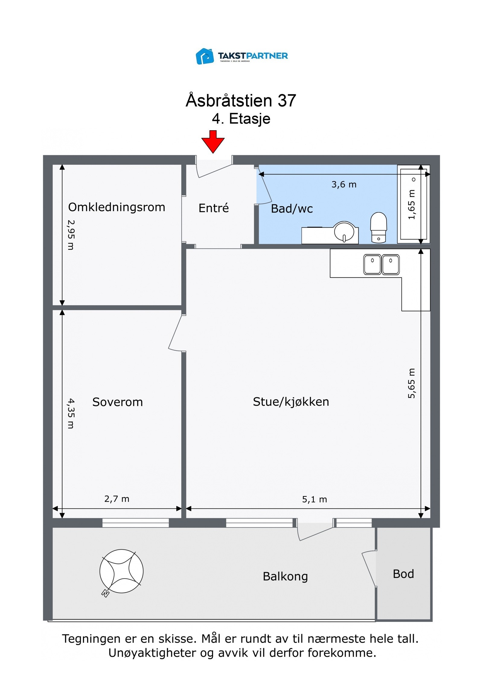 Planskisse. Galleribilde