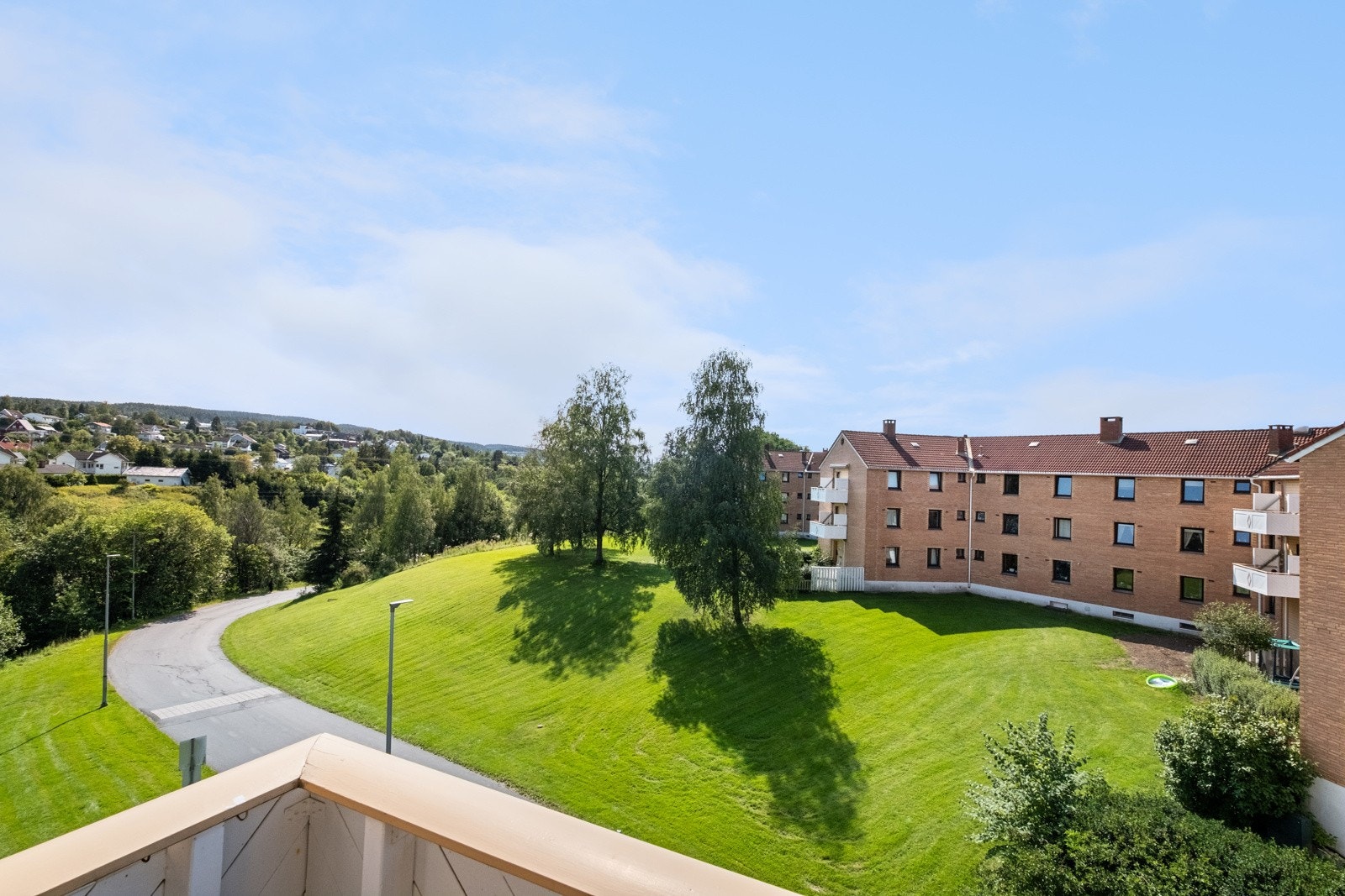 Utsikt fra leiligheten. Galleribilde