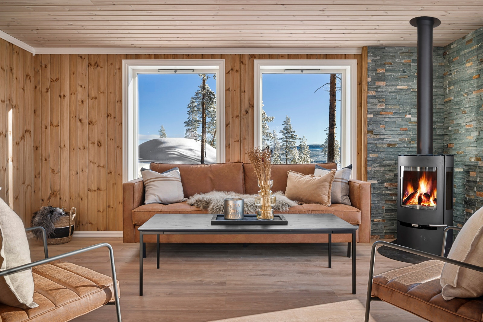 Hyttekos Galleribilde