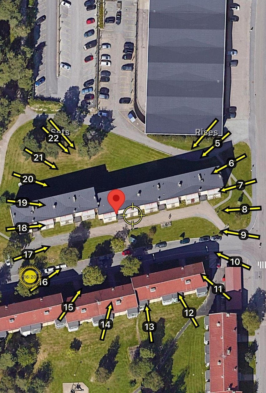 Den sydøstvendte beliggenheten sørger for fine solforhold. Det er tillatt med elektrisk- og gassgrill på balkonger. Galleribilde