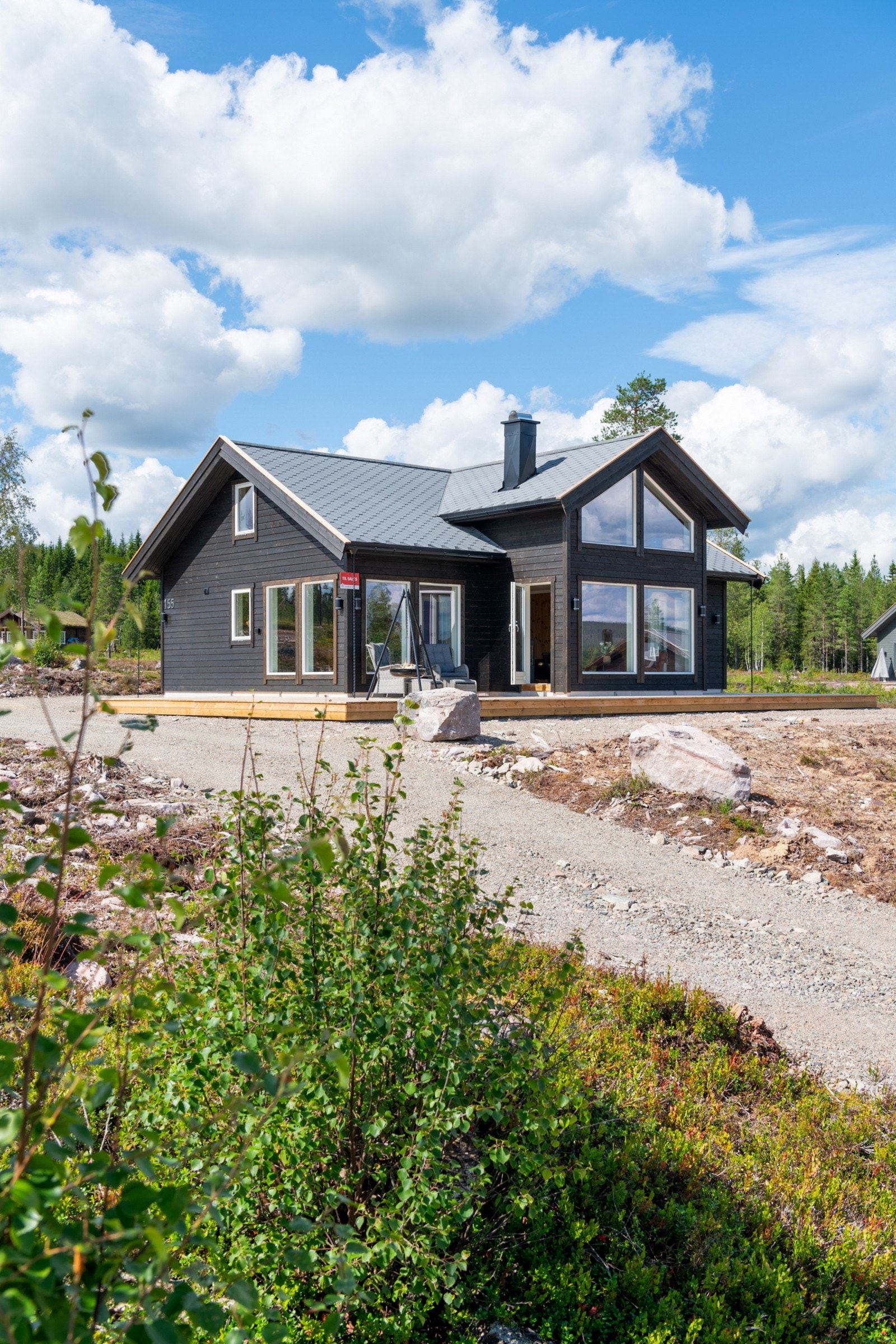 Innkjøring til hytta Galleribilde