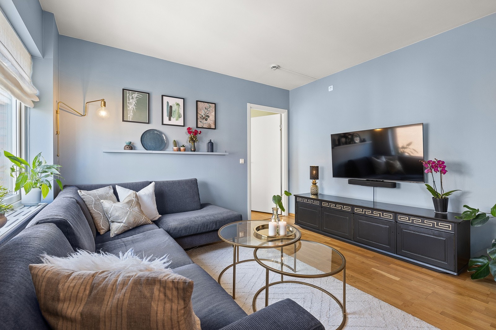 Leilighetens utforming gjør den enkel å innrede. Galleribilde