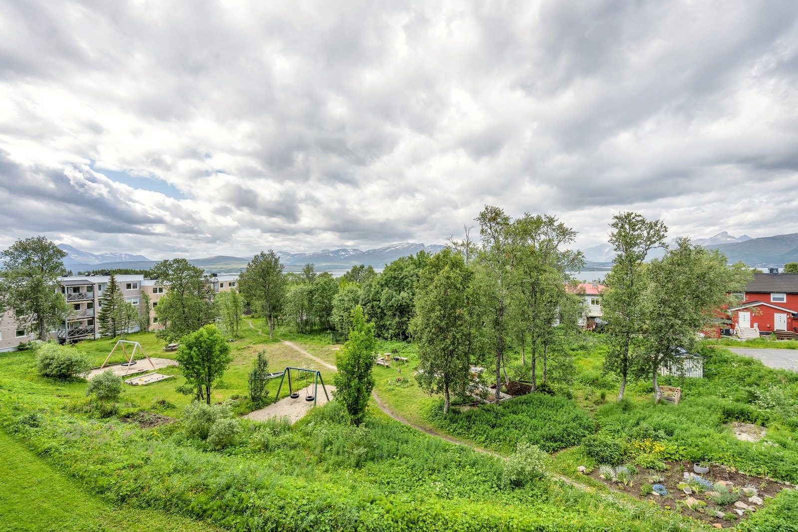 Utsikt mot vest Galleribilde