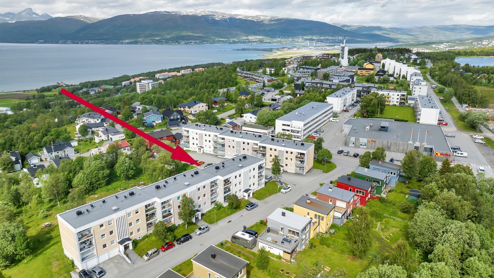 Perfekt plassert på toppen av øya Galleribilde