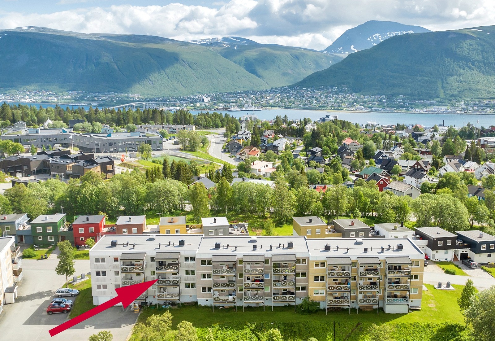 Attraktivt og barnevennlig område på toppen av sør-Tromsøya Galleribilde