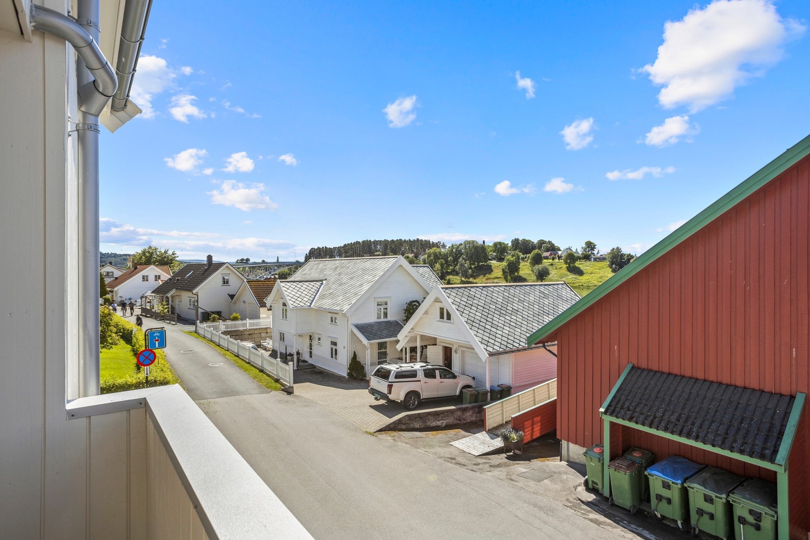 Nergata er en rolig blindvei. Galleribilde