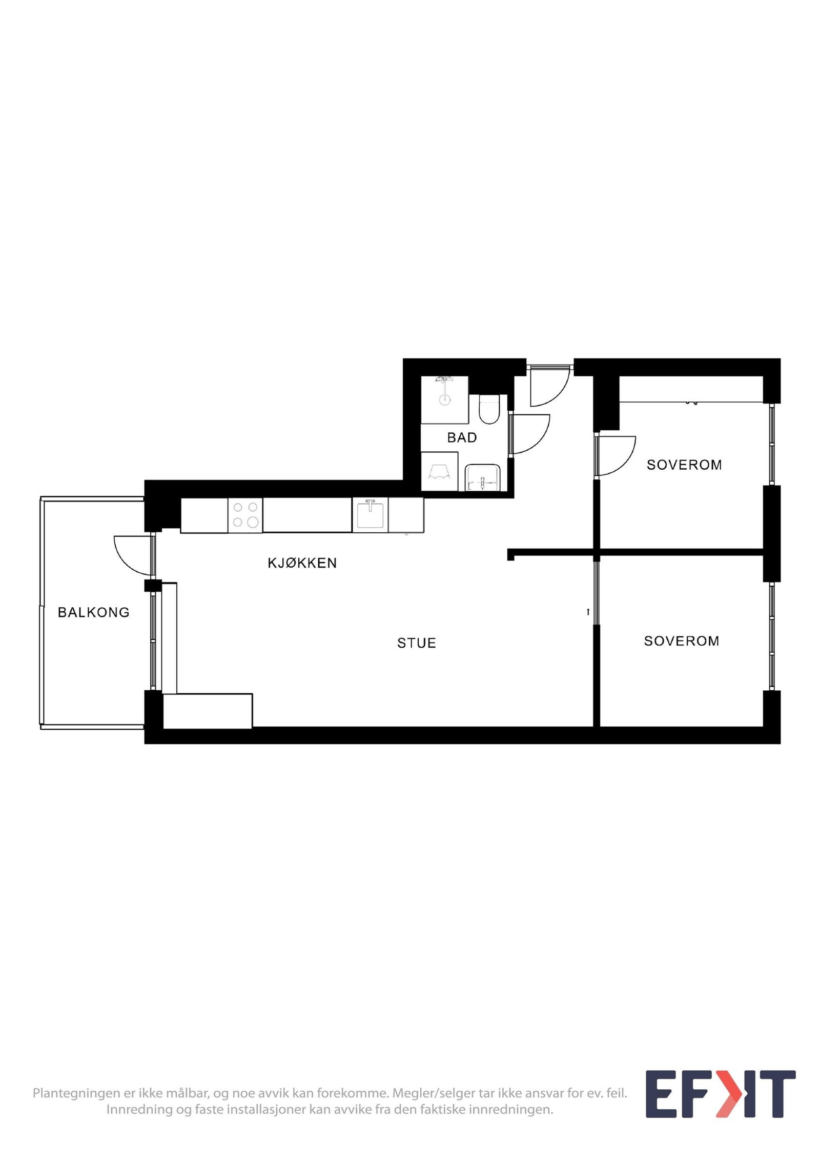 Plantegning Galleribilde