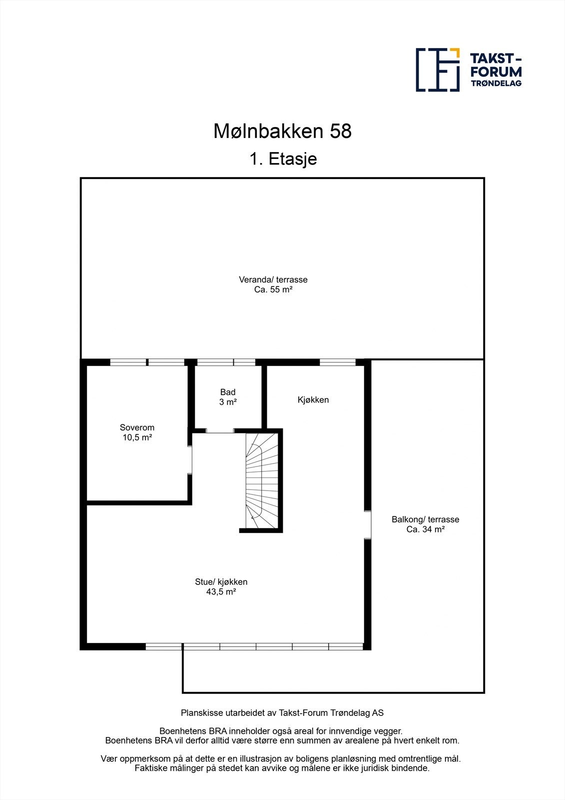 Plantegning av første etasje. Galleribilde