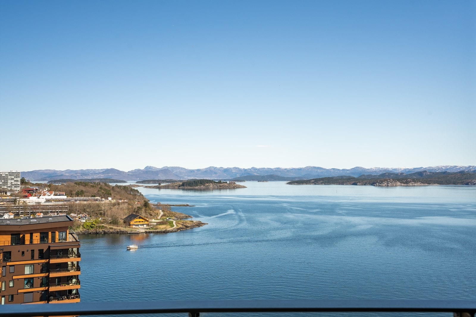 Utsikt fra balkong Galleribilde