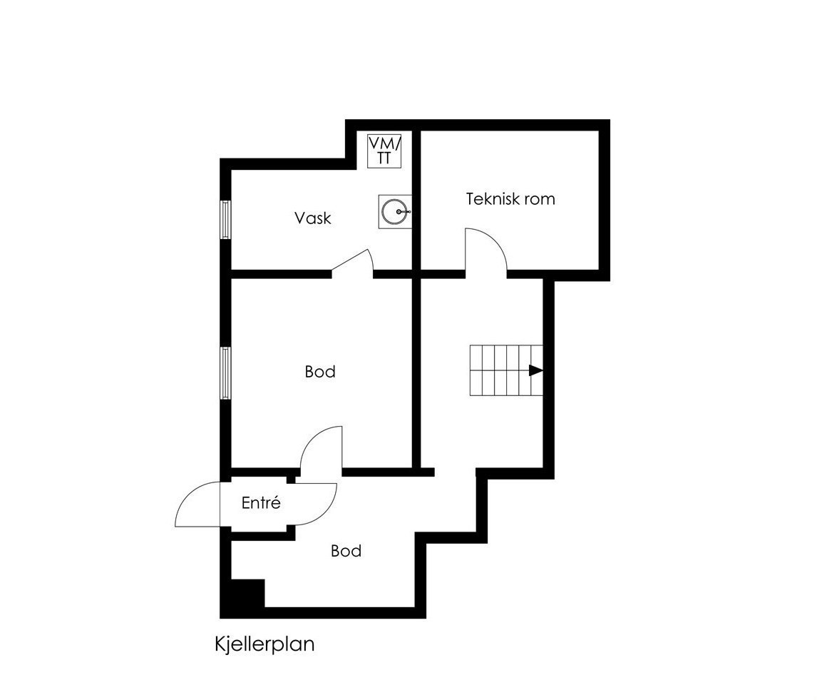 - Plantegning kjellerplan - Galleribilde