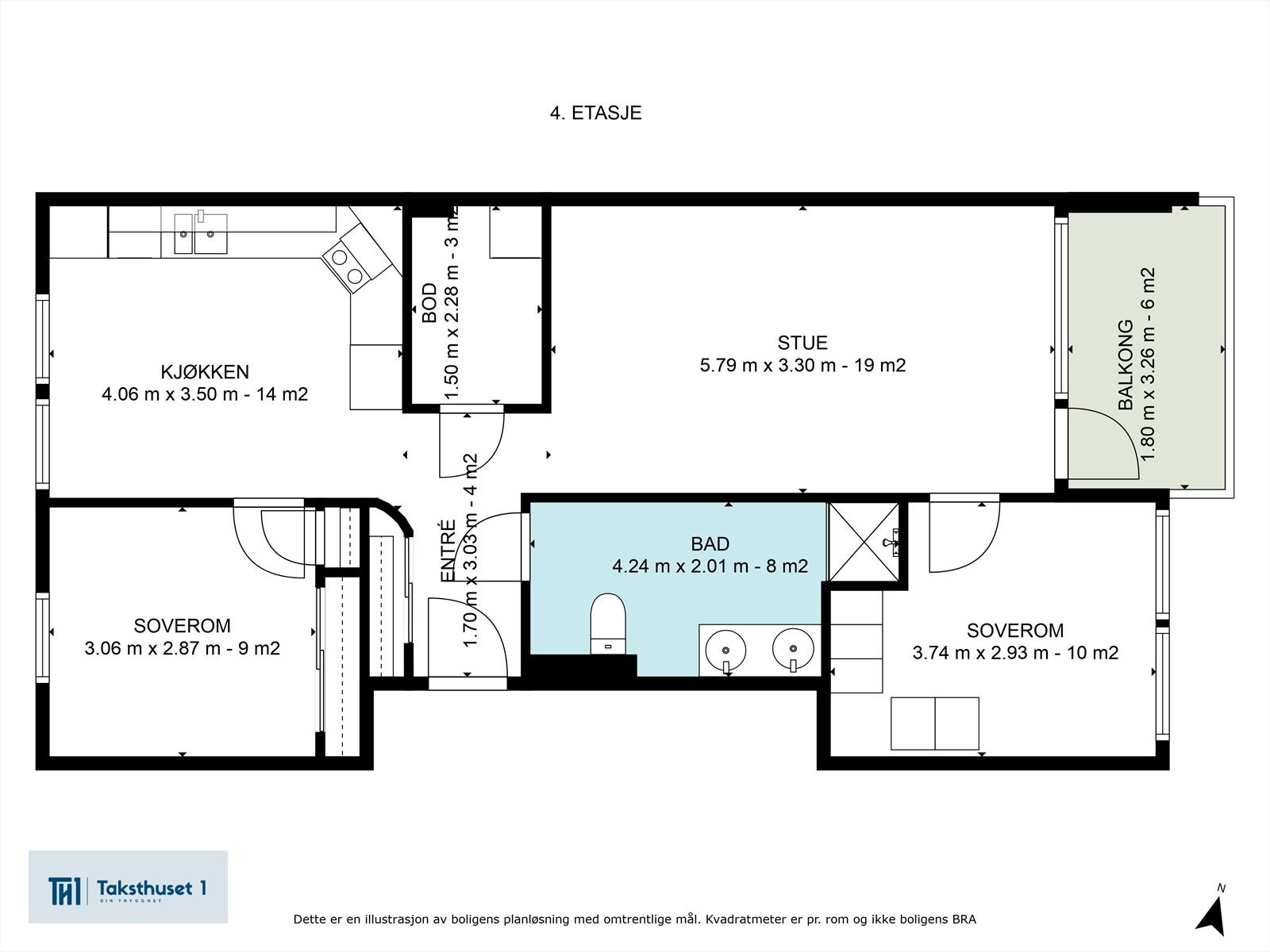 Plantegning Galleribilde