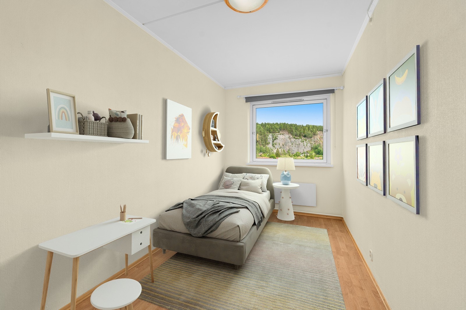 Soverom 3 - Her er det plass til en seng og nattbord. Galleribilde