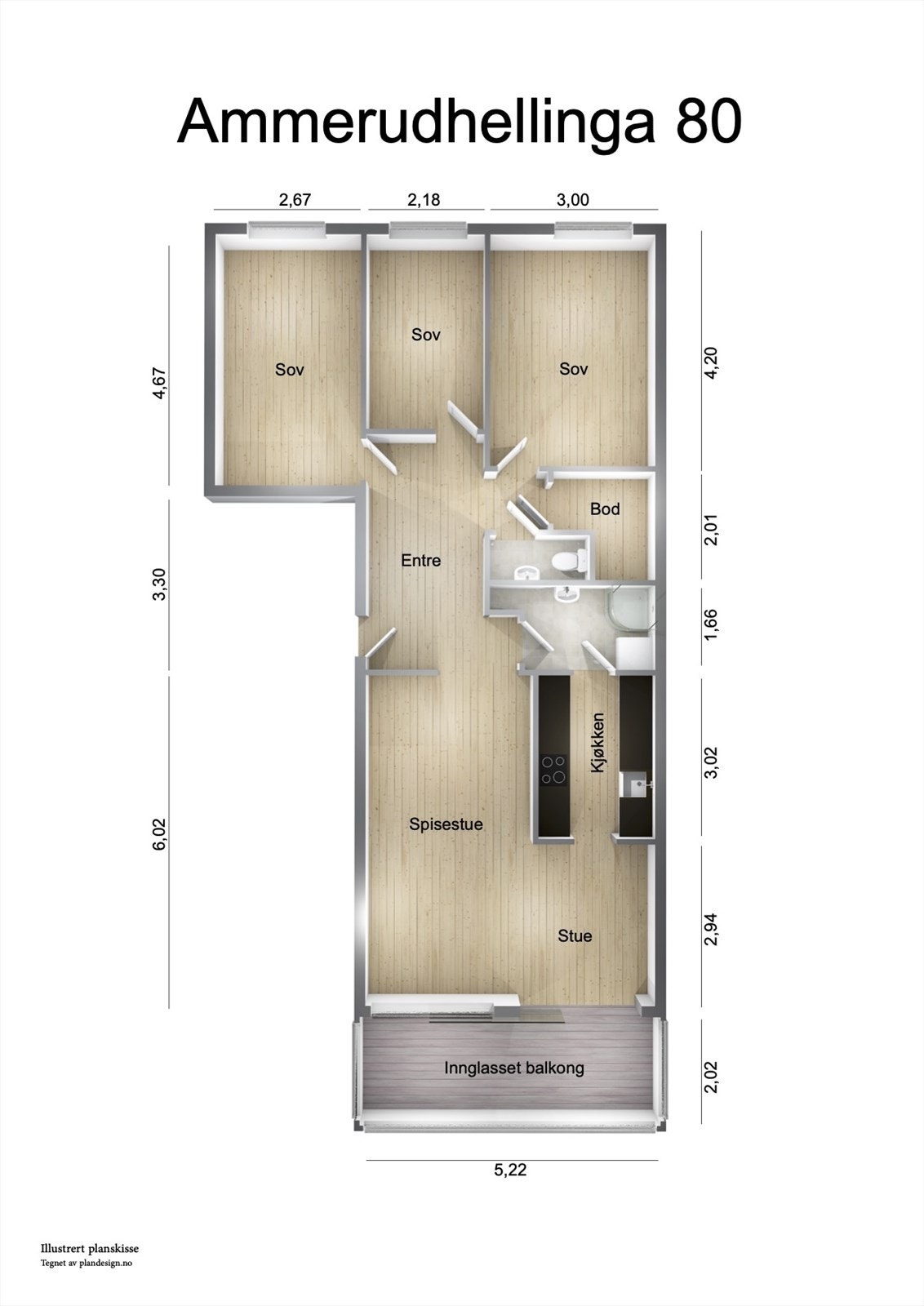 Plantegning Galleribilde