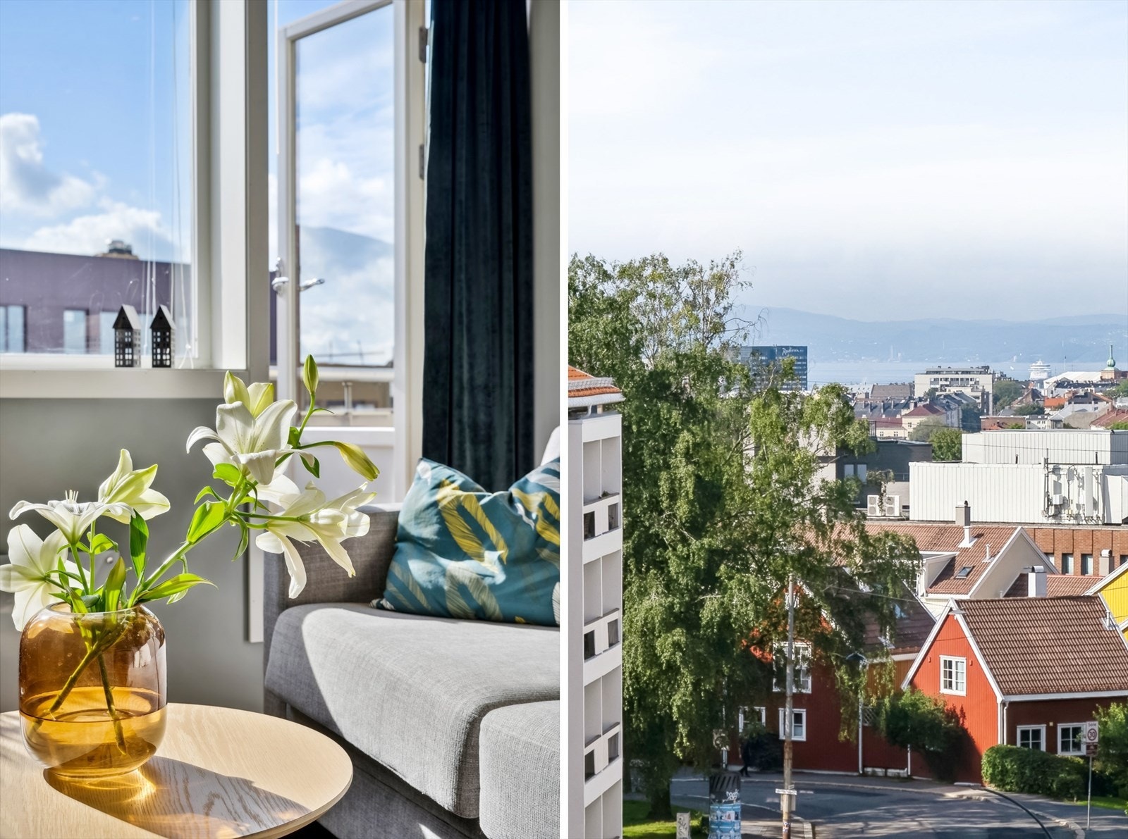 Fin utsikt fra balkongens høyre side. Galleribilde