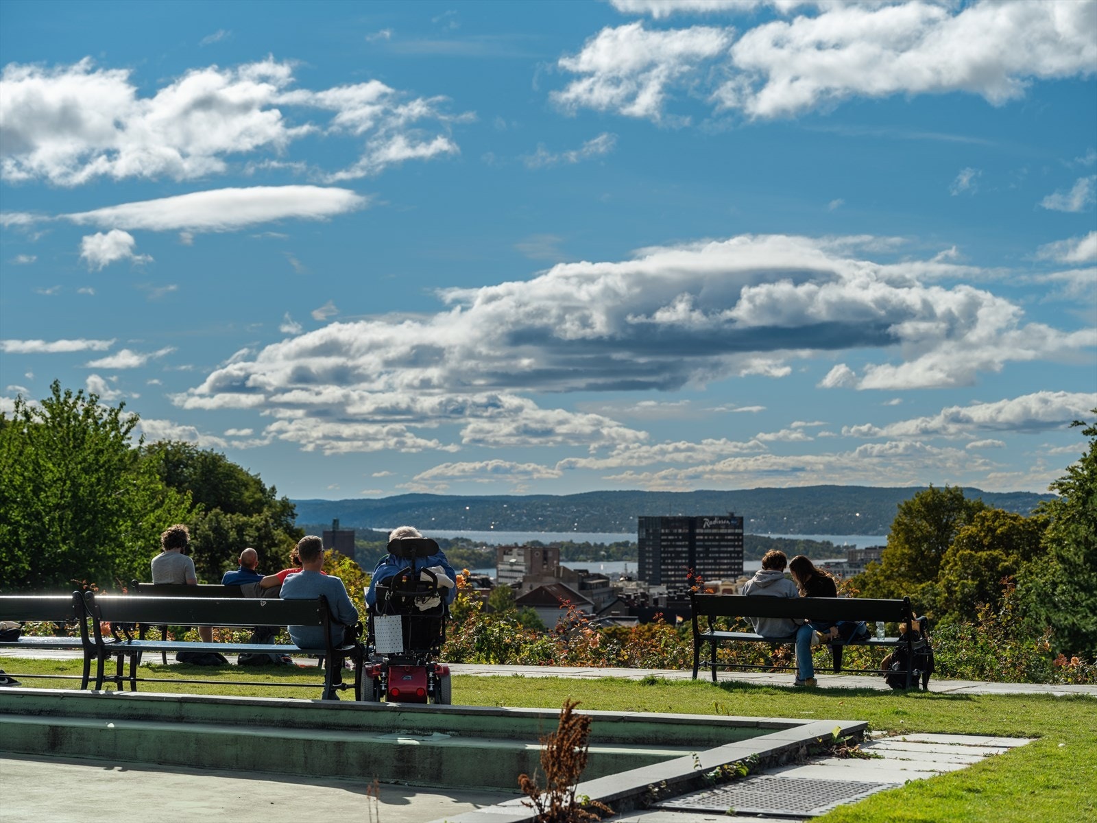 Du har flere grønne lunger i nærheten, blant annet St.Hanshaugen park. Galleribilde