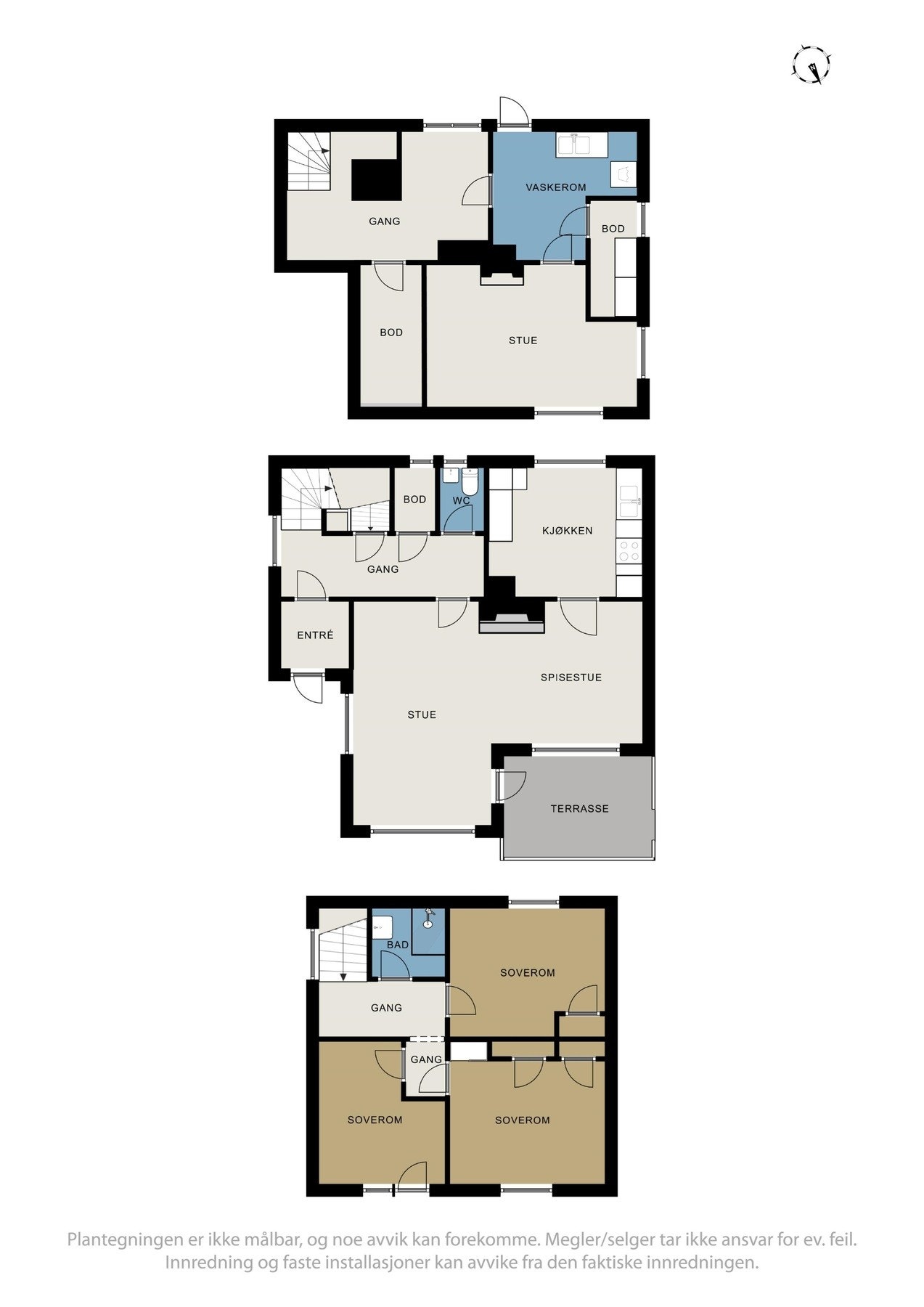 Plantegning felles Galleribilde