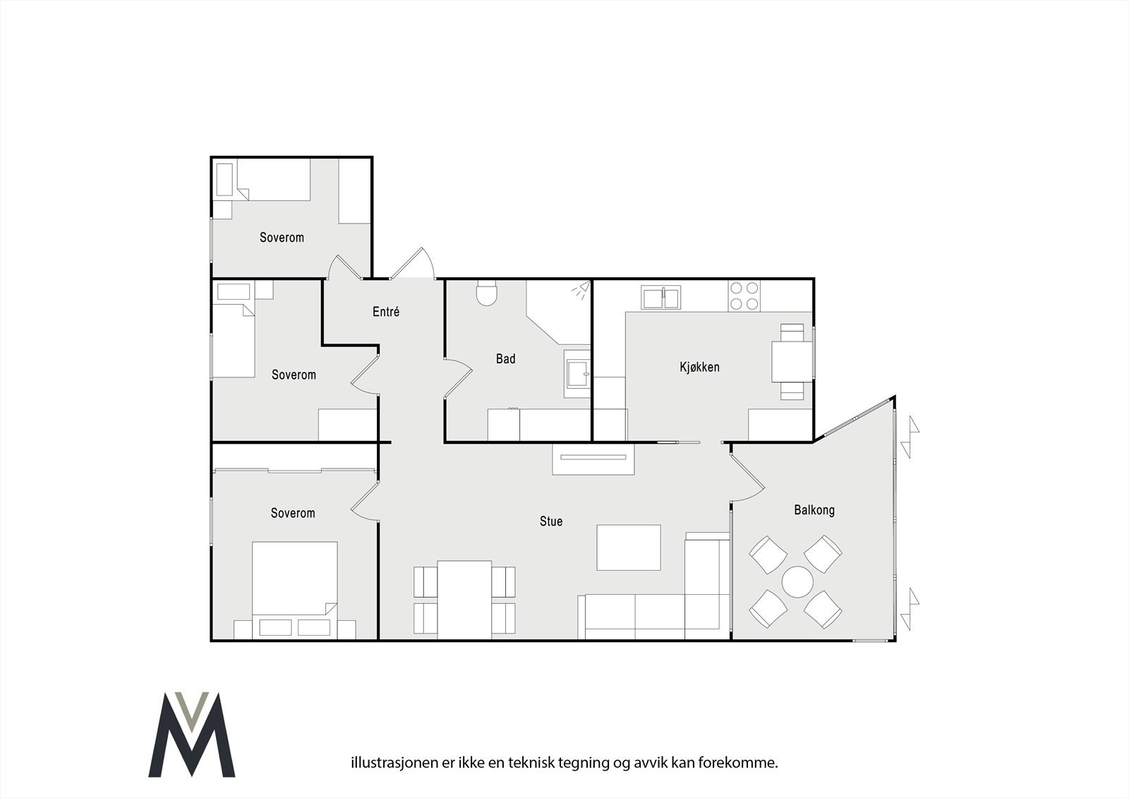 Plantegning Galleribilde