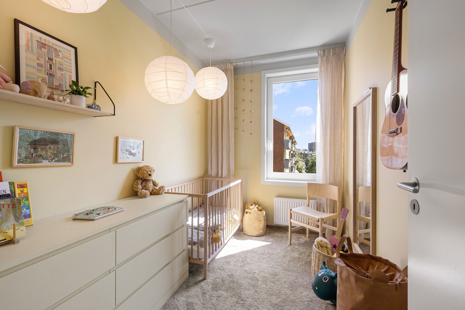 Soverom 2 fungerer fint både som barnerom, gjesterom og kontor. Galleribilde
