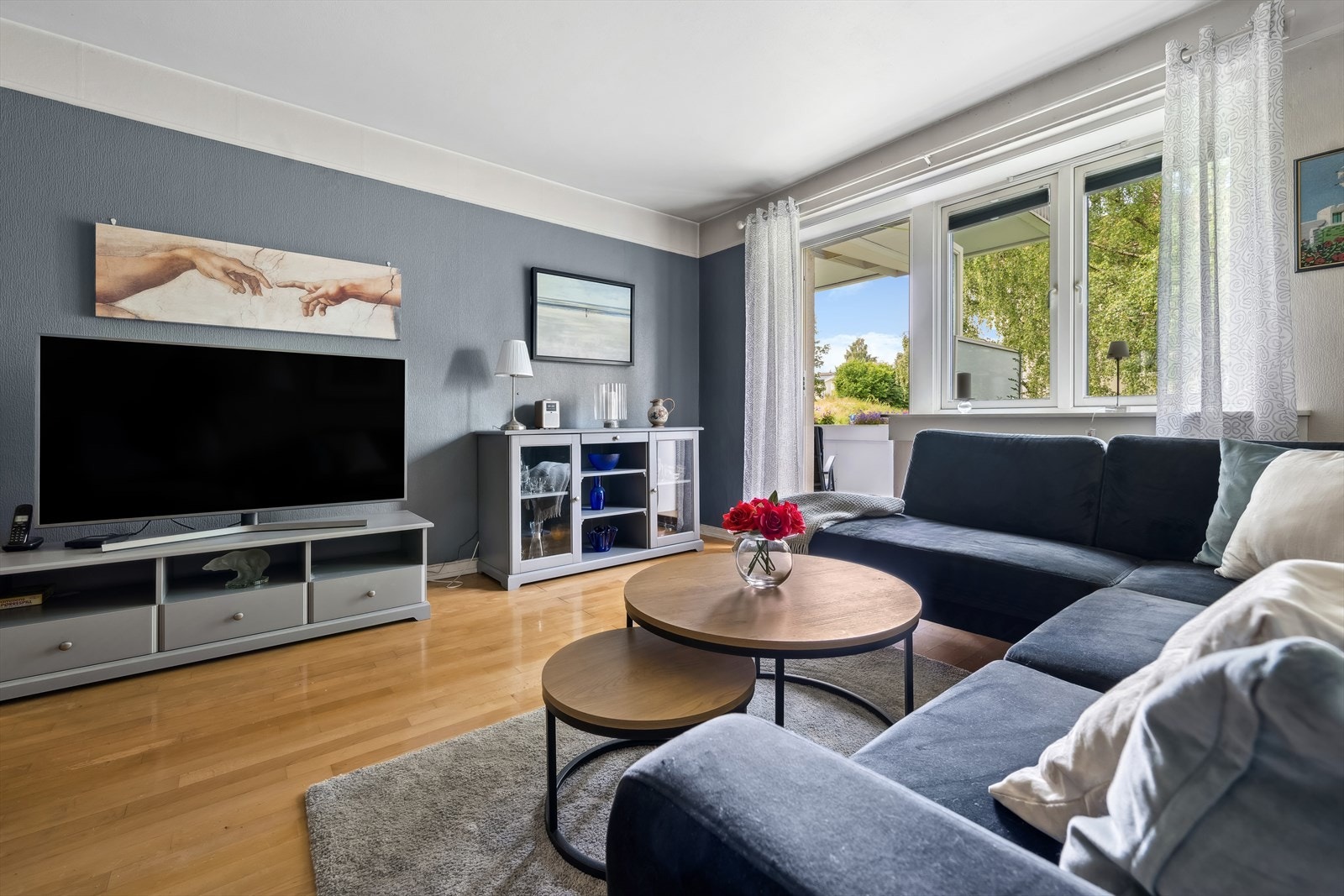 En 3-roms leilighet med en god planløsning i et rolig område. Galleribilde
