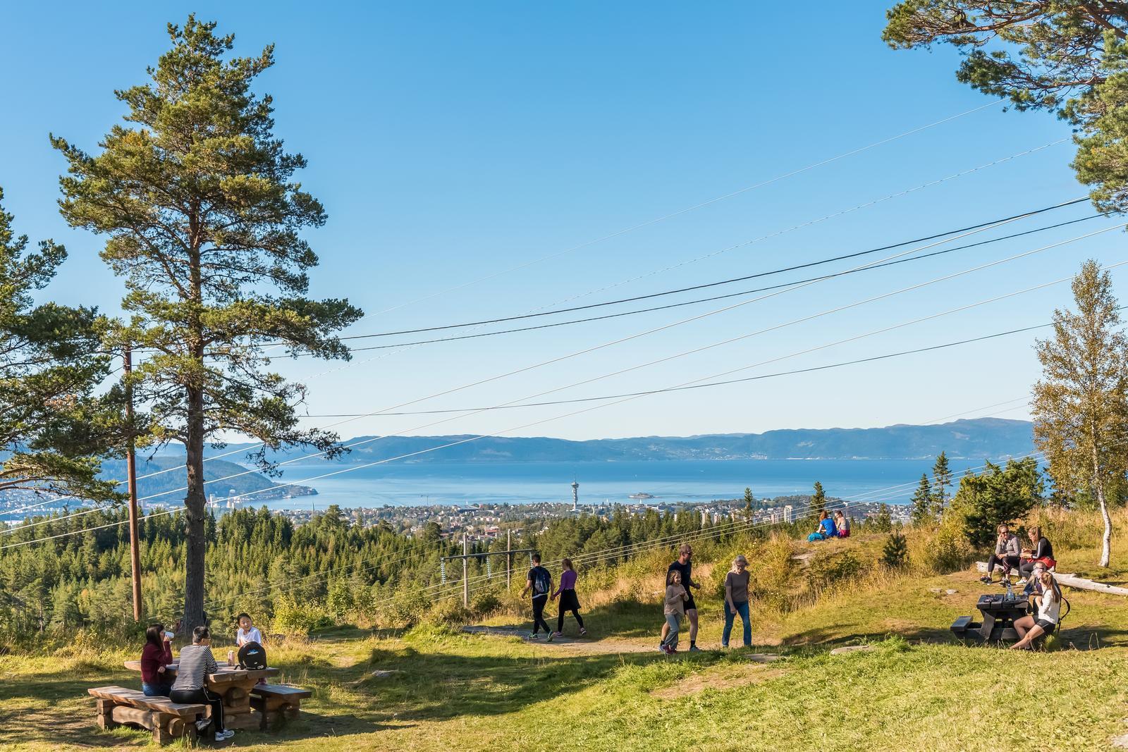 Det er kort distanse til idylliske Estenstadmarka. Galleribilde