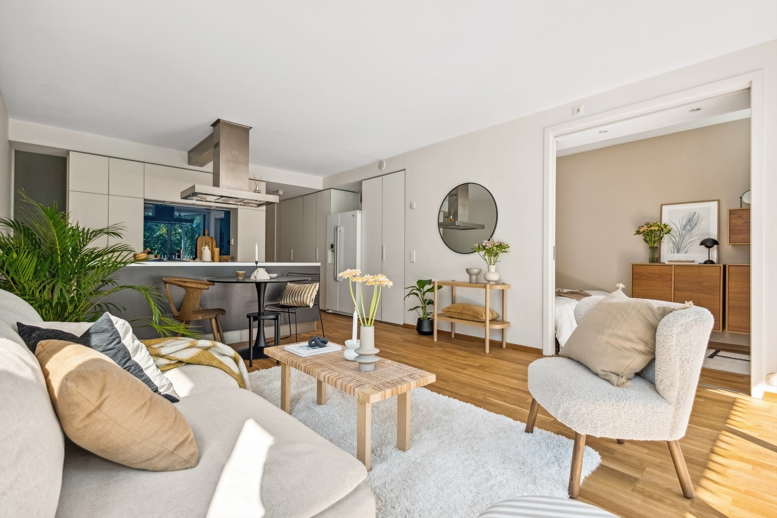 Stuen har gode møbleringsmuligheter. Galleribilde