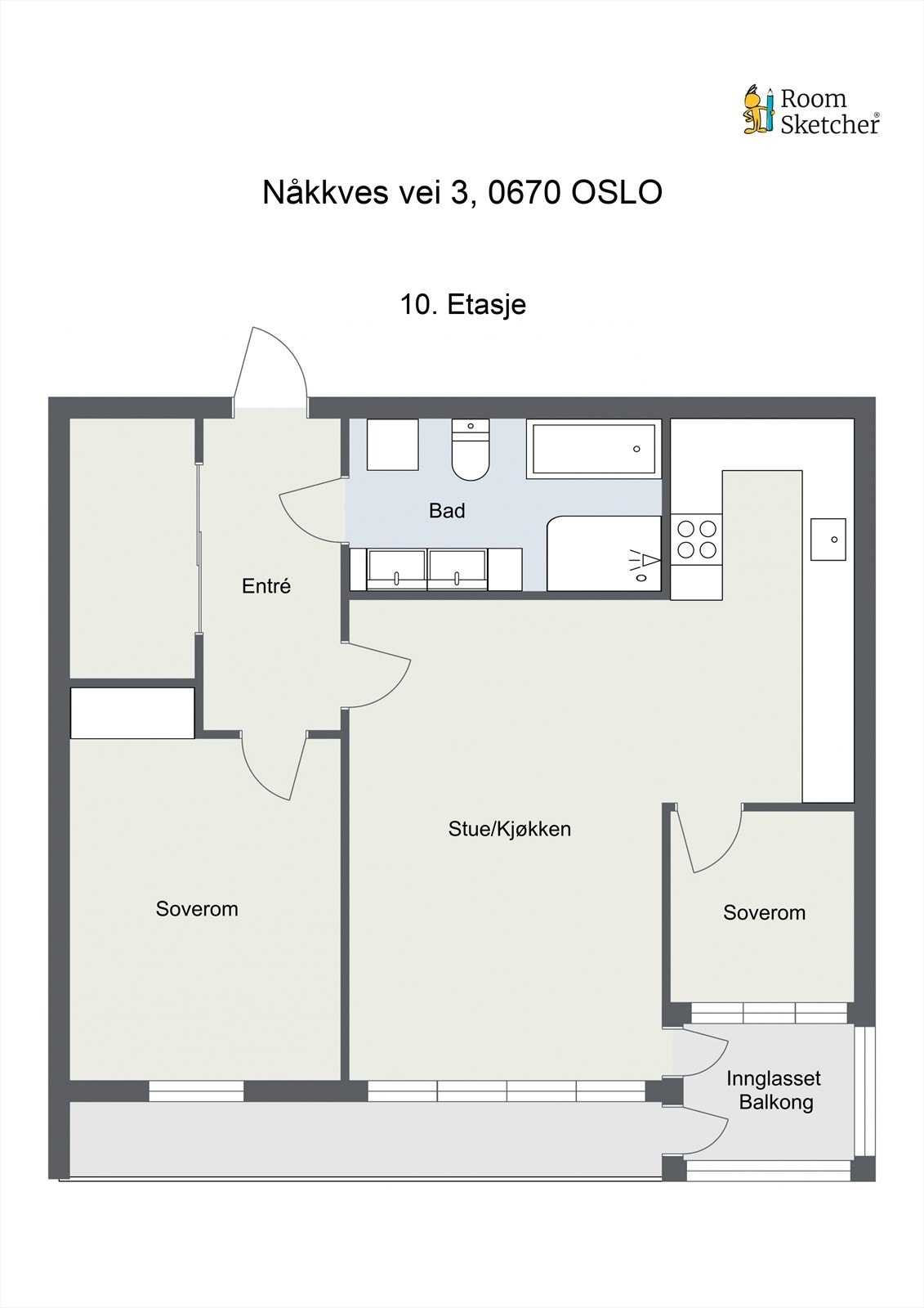 Planskisse - Leiligheten disponerer egen plass i garasjekjeller og bod. Galleribilde