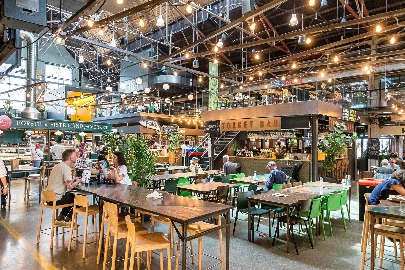 Vulkan byr på spennende matopplevelser, butikker og barer. Galleribilde