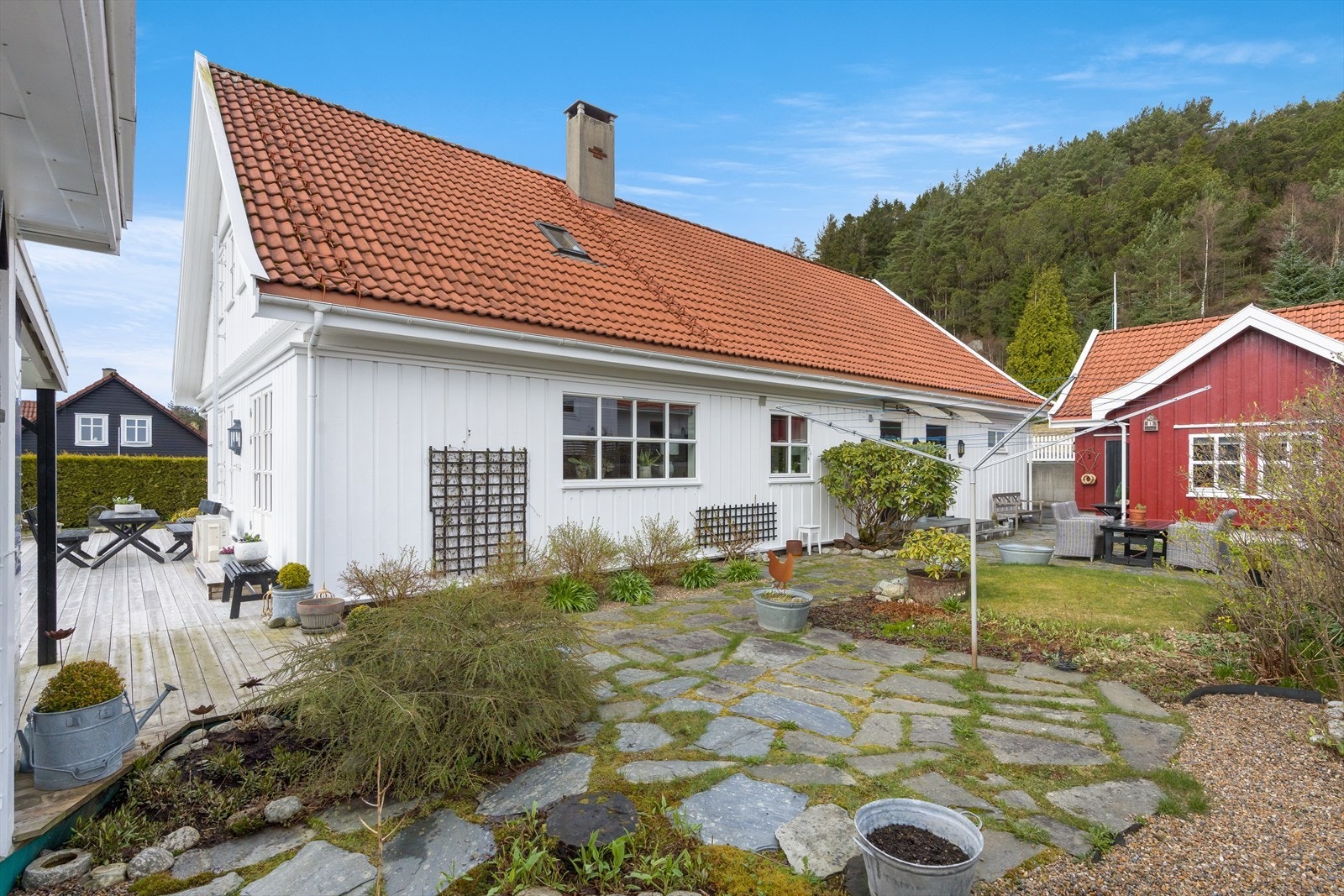 Bakgård Galleribilde