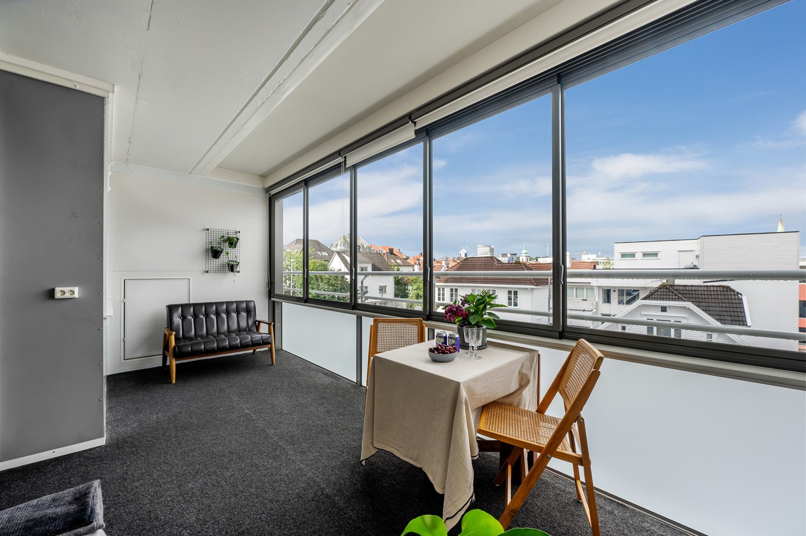 Balkongen kan også innredes i ulike soner. Galleribilde