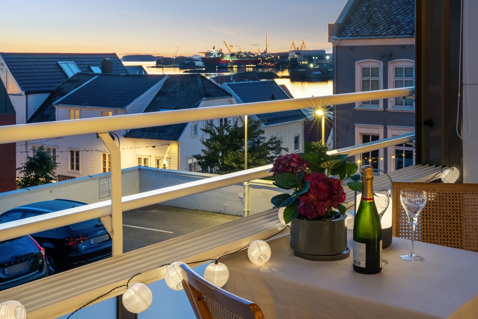 Kveldsbilde - Balkong Galleribilde