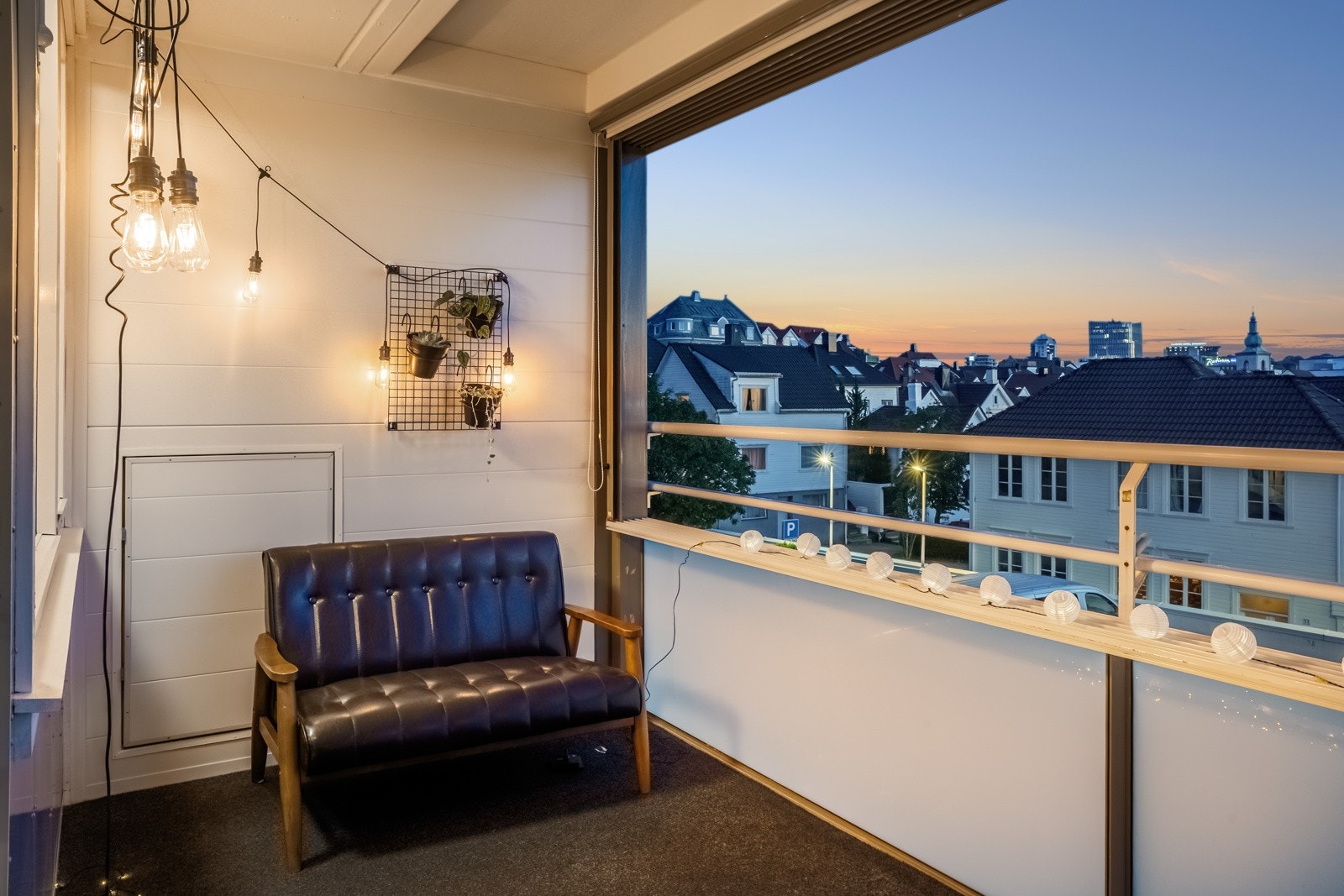 Kveldsbilde - Balkong Galleribilde