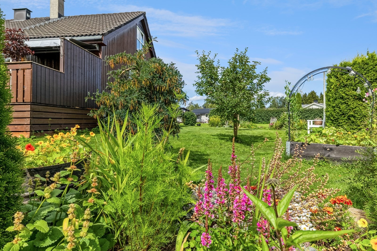 Hagen er en innbydende og frodig oase. Galleribilde