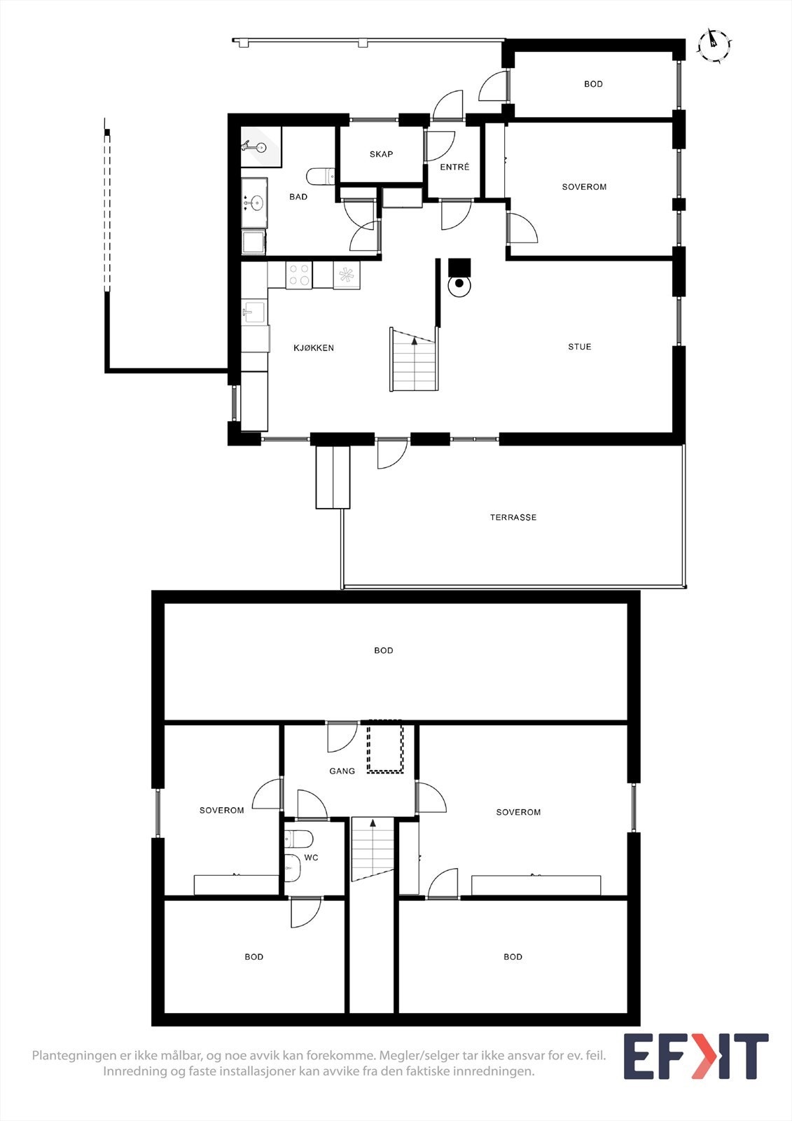 Plantegning Galleribilde