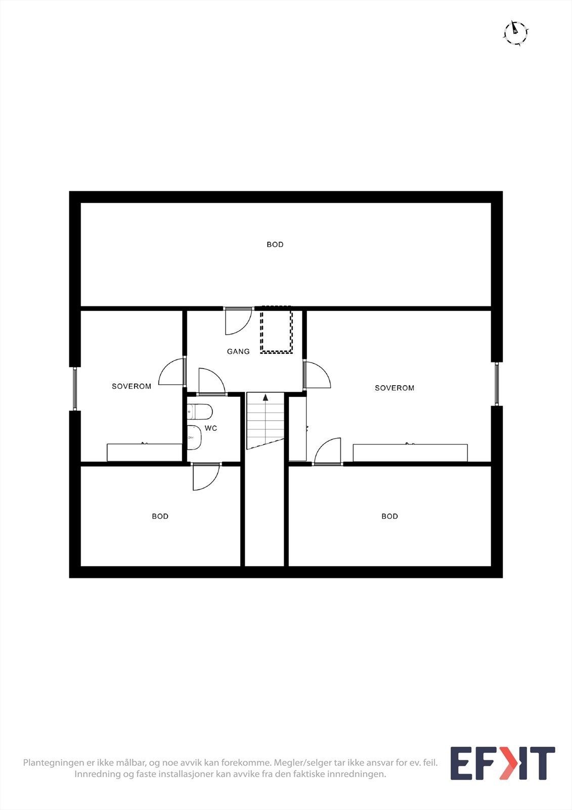 Plantegning 2.etasje Galleribilde