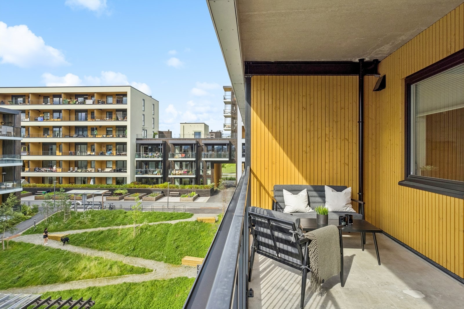 Her har man et hyggelig sted å tilbringe varme sommerdager. Galleribilde