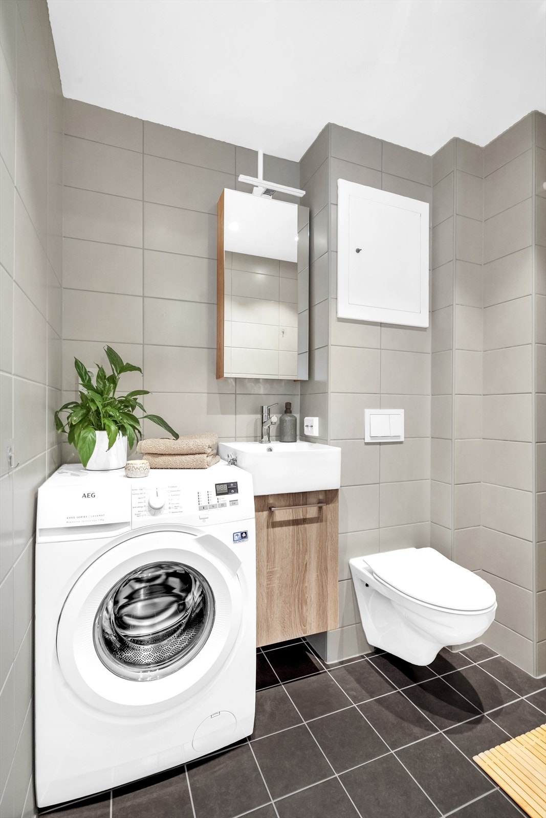 Medfølgende vaskemaskin. Galleribilde