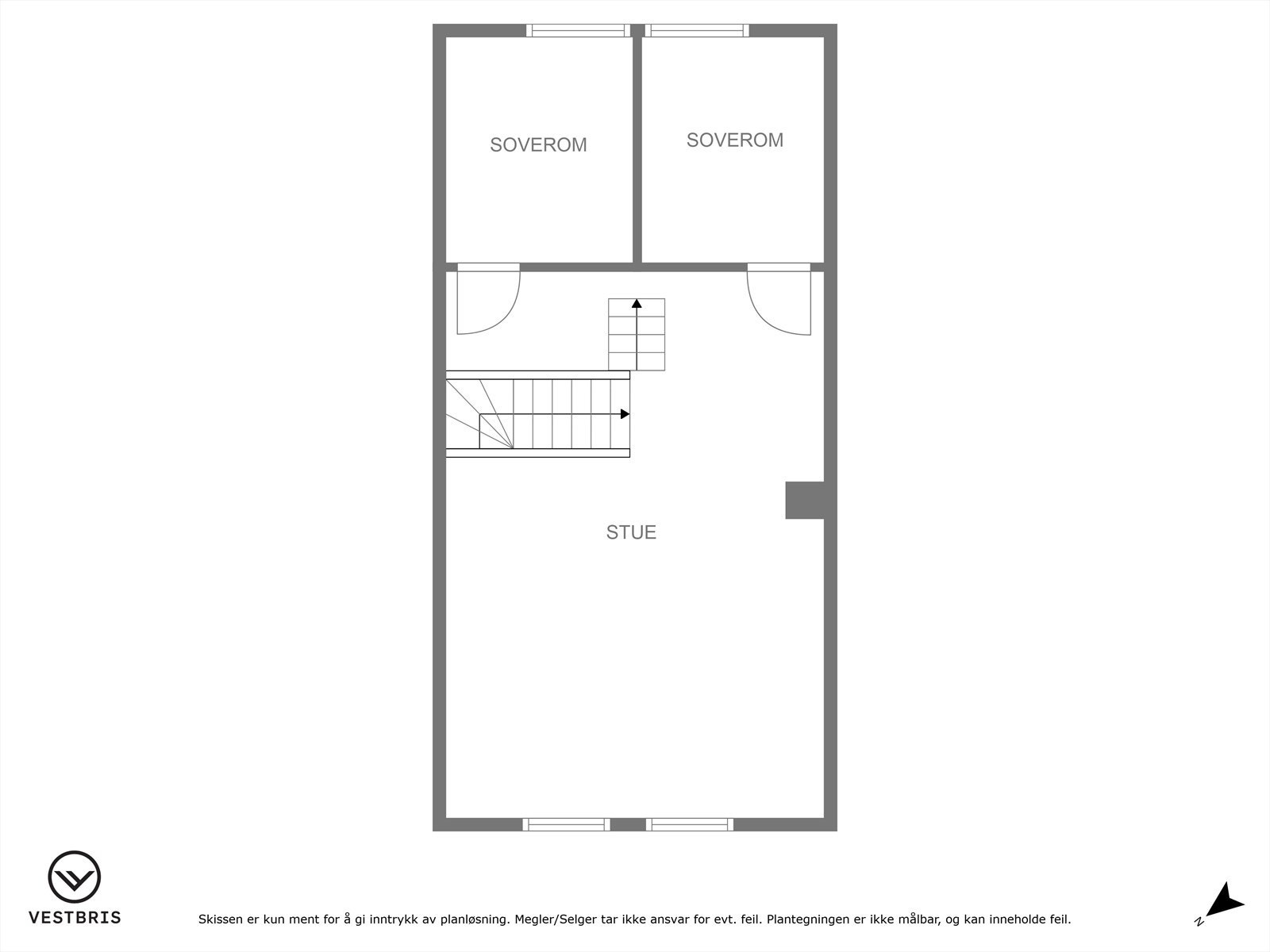 Plantegning loft Galleribilde