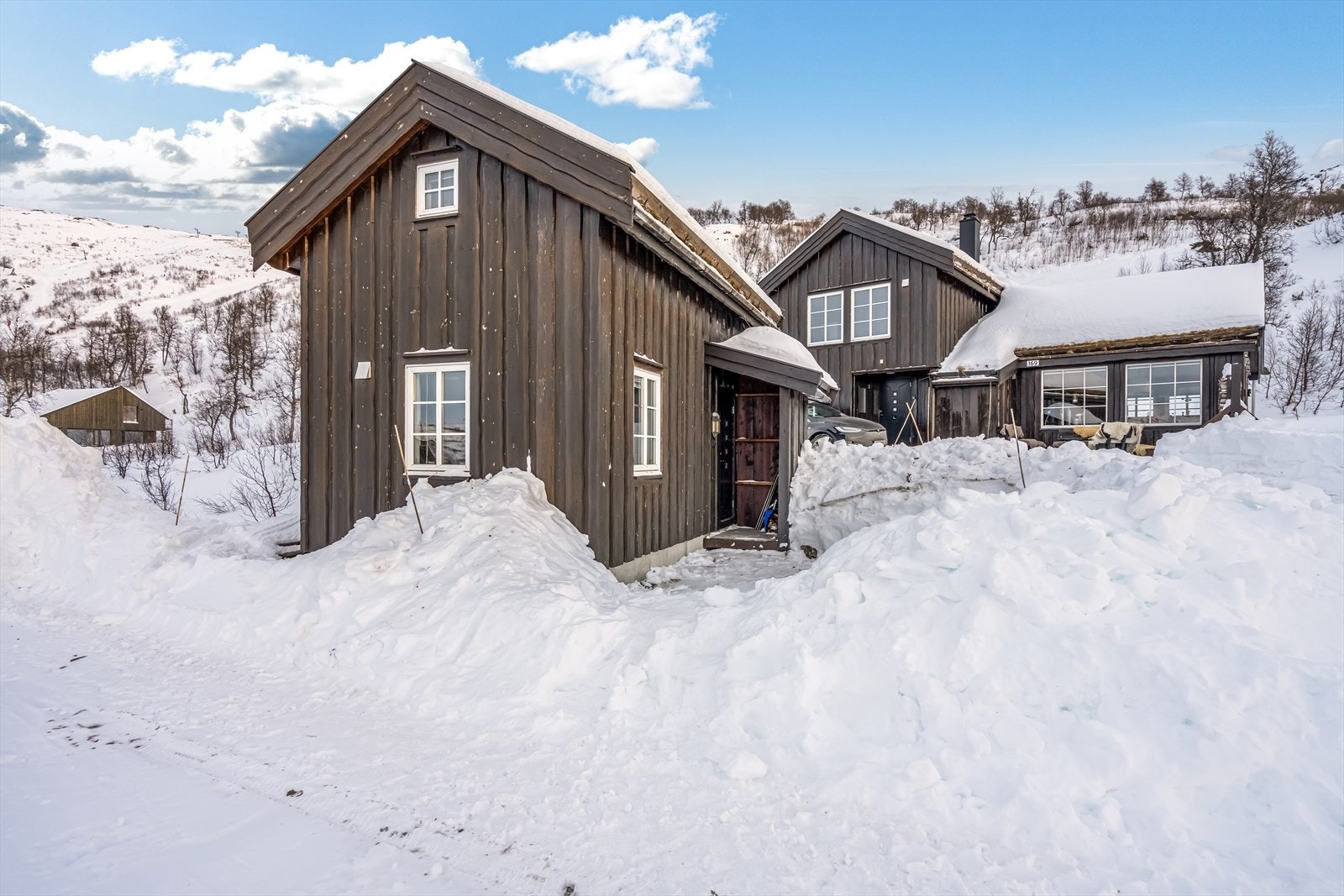 Kjekt anneks for utleie eller til bruk av venner og familie som kan ha sin egen lille "hytte" når de er på besøk. Galleribilde