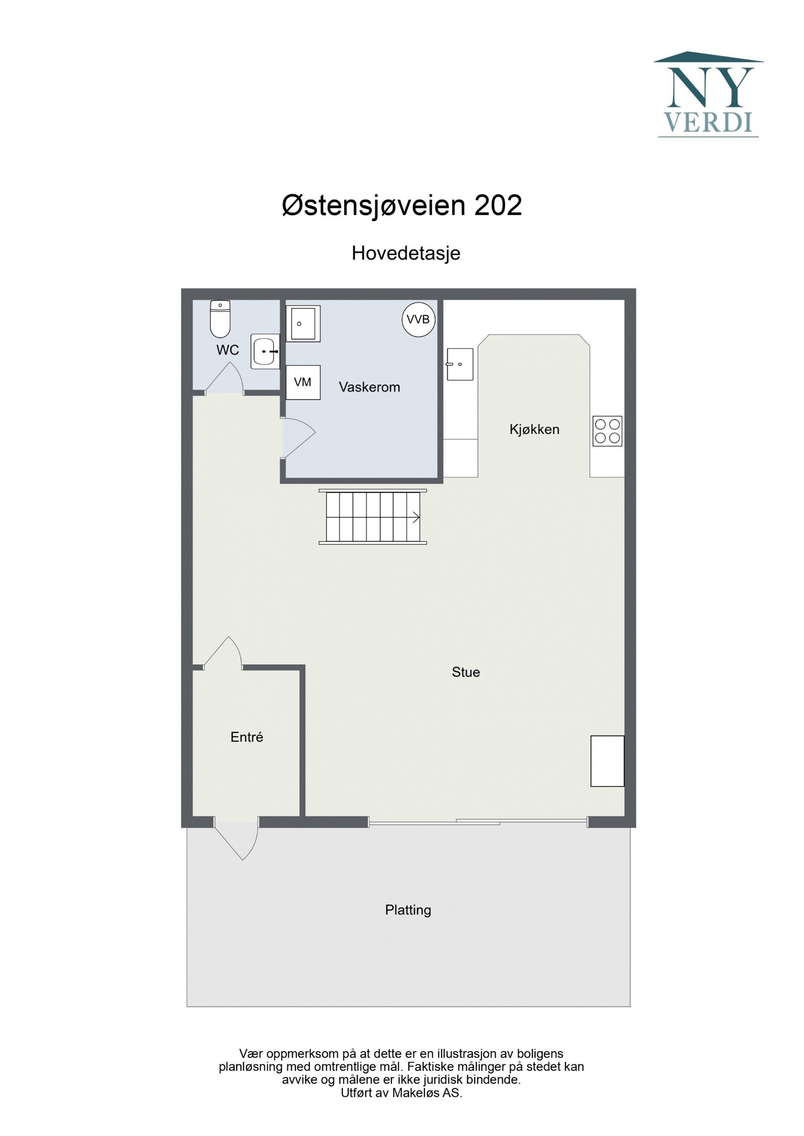 Plantegning 1. etasje. Galleribilde