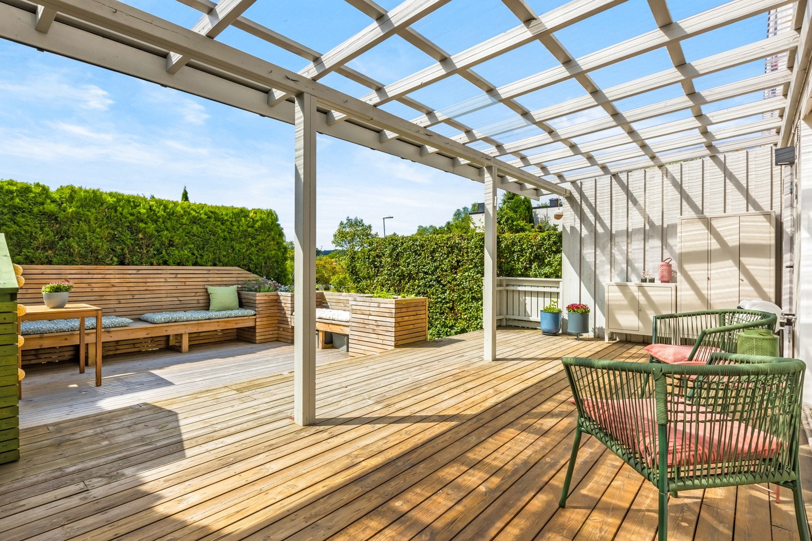 Fra stuen er det utgang til en nydelig terrasse på herlige 35 m². Galleribilde