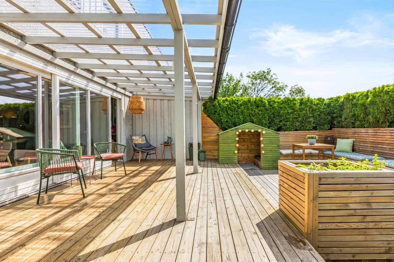 Overbygget skaper en lun sone Galleribilde